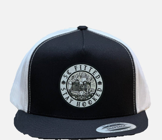 THE REGULATORS- Black/white Trucker Yupoong Classic Hat.