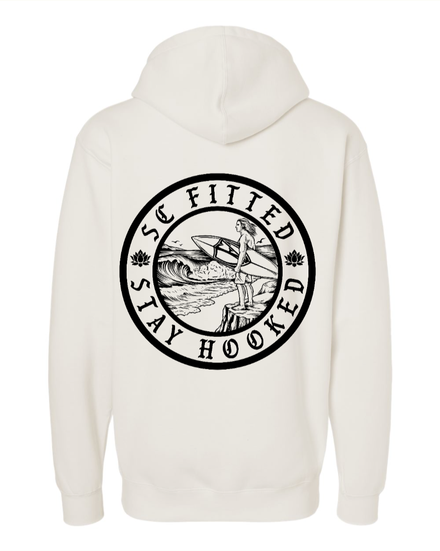 Cliff Side Surfer-4000 Independent - Heavyweight Hoodie