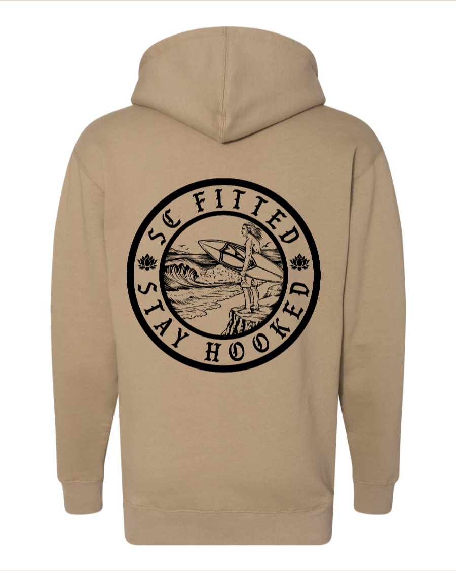 Cliff Side Surfer-4000 Independent - Heavyweight Hoodie